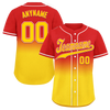 Custom Red Yellow Fade Fashion Personalized Authentic Baseball Jersey BSBJ01-D0a70d7