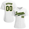 Custom White Classic Style Green Personalized Authentic Baseball Jersey BSBJ01-bd0fac0