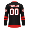 Custom Black Red Personalized Hockey Jersey HCKJ01-D0a700b