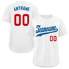 Custom White Classic Style Blue Personalized Authentic Baseball Jersey BSBJ01-bd0faeb