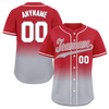 Custom Red Grey Fade Fashion Personalized Authentic Baseball Jersey BSBJ01-D0a70bb