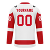 Custom White Red Personalized Hockey Jersey HCKJ01-D0a70ad