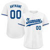 Custom White Classic Style Blue Personalized Authentic Baseball Jersey BSBJ01-bd0faa9