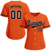 Custom Orange Black Classic Style Black Personalized Authentic Baseball Jersey BSBJ01-bd0fa0a