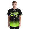 Custom Black Green Fade Fashion Personalized Authentic Baseball Jersey BSBJ01-D0a70e7