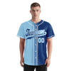 Custom Blue Gradient Fashion Personalized Authentic Baseball Jersey BSBJ01-D0a7078