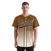 Custom Brown White Fade Fashion Personalized Authentic Baseball Jersey BSBJ01-D0a70fe