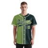 Custom Green Gradient Fashion Personalized Authentic Baseball Jersey BSBJ01-D0a708c