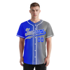 Custom Blue Grey Gradient Fashion Personalized Authentic Baseball Jersey BSBJ01-D0a709a