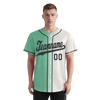 Custom Green White Gradient Fashion Personalized Authentic Baseball Jersey BSBJ01-D0a708a