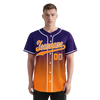 Custom Purple Orange Fade Fashion Personalized Authentic Baseball Jersey BSBJ01-D0a70de