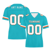 Custom Cyan Classic Style Personalized Authentic Football Jersey FBJ02-bd0a70ba