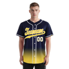 Custom Blue Yellow Fade Fashion Personalized Authentic Baseball Jersey BSBJ01-D0a70e9