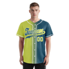 Custom Yellow Green Gradient Fashion Personalized Authentic Baseball Jersey BSBJ01-D0a709d