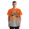 Custom Orange Grey Fade Fashion Personalized Authentic Baseball Jersey BSBJ01-D0a70ec