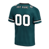 Custom Cyan Classic Style Personalized Authentic Football Jersey FBJ02-bd0a70ab