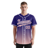 Custom Purple Pink Fade Fashion Personalized Authentic Baseball Jersey BSBJ01-D0a7070