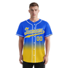 Custom Blue Yellow Fade Fashion Personalized Authentic Baseball Jersey BSBJ01-D0a70c0