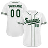 Custom White Classic Style Black Personalized Authentic Baseball Jersey UN002-bd0b00d8-a7