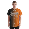 Custom Grey Orange Gradient Fashion Personalized Authentic Baseball Jersey BSBJ01-D0a7097