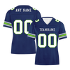 Custom Blue Classic Style Personalized Authentic Football Jersey FBJ02-bd0a70ad