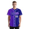 Custom Purple Blue Gradient Fashion Personalized Authentic Baseball Jersey BSBJ01-D0a7a0b