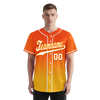 Custom Yellow Orange Fade Fashion Personalized Authentic Baseball Jersey BSBJ01-D0a70c8