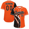 Custom Orange Black Jersey and TN Shoes Combo Offer Personalized ZH-D0200101-8