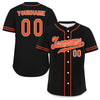 Custom Black Classic Style Orange Personalized Authentic Baseball Jersey UN002-bd0b00d8-b9