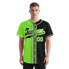 Custom Green Black Gradient Fashion Personalized Authentic Baseball Jersey BSBJ01-D0a709c