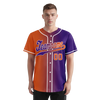 Custom Orange Purple Gradient Fashion Personalized Authentic Baseball Jersey BSBJ01-D0a7a08