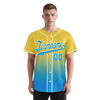 Custom Yellow Blue Fade Fashion Personalized Authentic Baseball Jersey BSBJ01-D0a70fc