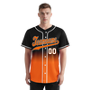 Custom Black Orange Fade Fashion Personalized Authentic Baseball Jersey BSBJ01-D0a70ce