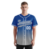 Custom Blue Grey Fade Fashion Personalized Authentic Baseball Jersey BSBJ01-D0a70bf