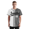 Custom White Grey Gradient Fashion Personalized Authentic Baseball Jersey BSBJ01-D0a7aaf