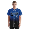 Custom Blue Black Fade Fashion Personalized Authentic Baseball Jersey BSBJ01-D0a70be