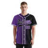 Custom Purple Black Gradient Fashion Personalized Authentic Baseball Jersey BSBJ01-D0a7090