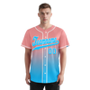 Custom Pink Blue Fade Fashion Personalized Authentic Baseball Jersey BSBJ01-D0a70f8