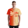 Custom Orange Beige Gradient Fashion Personalized Authentic Baseball Jersey BSBJ01-D0a707f