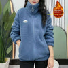 Fleece Lined For Women Thick Lambskin Coat