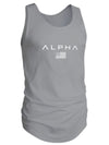Men's US Flag Round Neck Tank