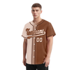 Custom Beige Brown Gradient Fashion Personalized Authentic Baseball Jersey BSBJ01-D0a708e