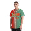 Custom Red Green Gradient Fashion Personalized Authentic Baseball Jersey BSBJ01-D0a7a09