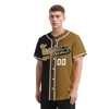 Custom Black Gold Gradient Fashion Personalized Authentic Baseball Jersey BSBJ01-D0a7a0d