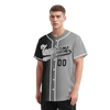 Custom Black Grey Gradient Fashion Personalized Authentic Baseball Jersey BSBJ01-D0a7a07