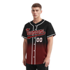 Custom Black Red Fade Fashion Personalized Authentic Baseball Jersey BSBJ01-D0a70f0