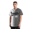 Custom White Grey Gradient Fashion Personalized Authentic Baseball Jersey BSBJ01-D0a7aaf