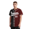 Custom Black Red Gradient Fashion Personalized Authentic Baseball Jersey BSBJ01-D0a7aae