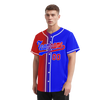 Custom Red Blue Gradient Fashion Personalized Authentic Baseball Jersey BSBJ01-D0a707b