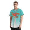 Custom Cyan White Fade Fashion Personalized Authentic Baseball Jersey BSBJ01-D0a70e8